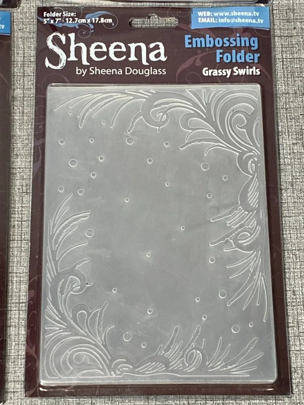 Sheena Douglass 5x7 Embossing Folder Lot - NEW